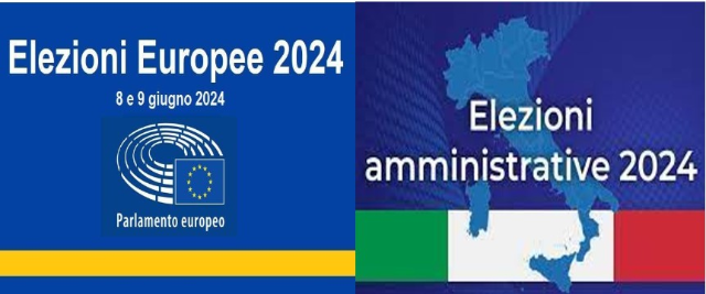 ELEZIONI EUROPEE ED AMMINISTRATIVE 2024 - APERTURE STRAORDINARIE UFFICIO ELETTORALE